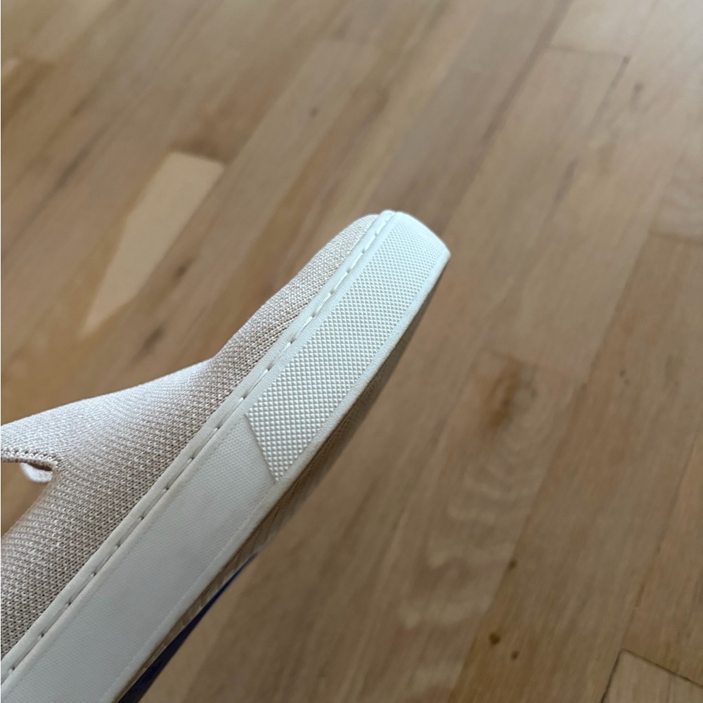 Rothy's Slip-On Sneakers in Cream with White Sole - Picture 4 of 7